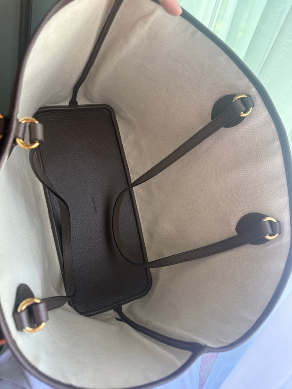 Gucci Brown and Cream Tote Bag - Picture 14 of 15